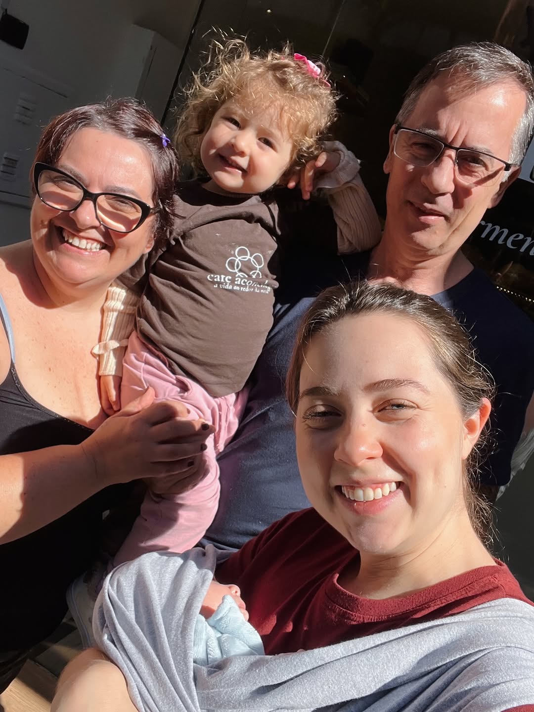 A família do Café Aconchego